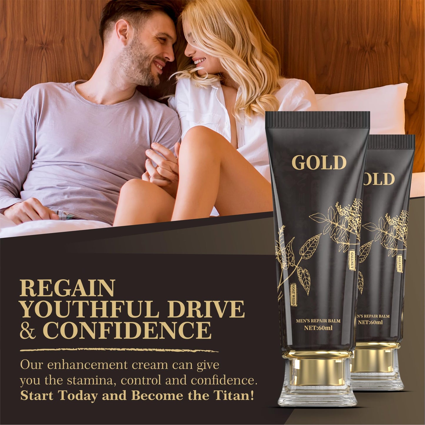 Irvy Med3000 Gold Gel for Men – Performance Enhancement