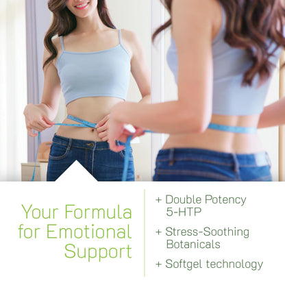 Irwin Naturals Double Potency 5-HTP Extra - Relaxation & Serotonin Support - 60 Liquid Soft-Gels