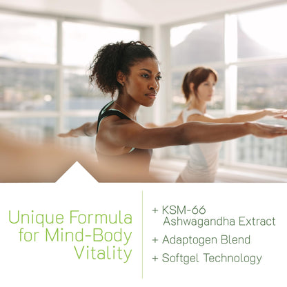 Irwin Naturals Extra Strength Ashwagandha - 60 Liquid Soft-Gels | Turmeric & Milk Thistle