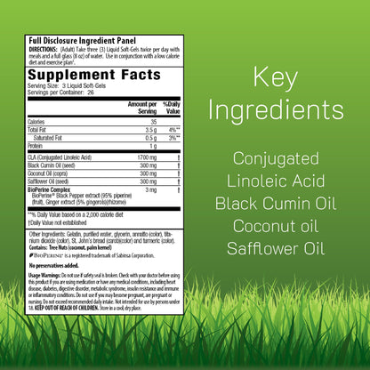 Irwin Naturals CLA Lean Fat Reduction | Fat Loss & Muscle