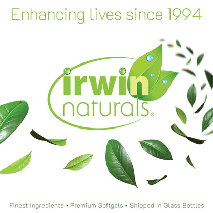 Irwin Naturals Love My Legs - 60 Soft-Gels (Pack of 2) for Leg Vein Health & Circulation