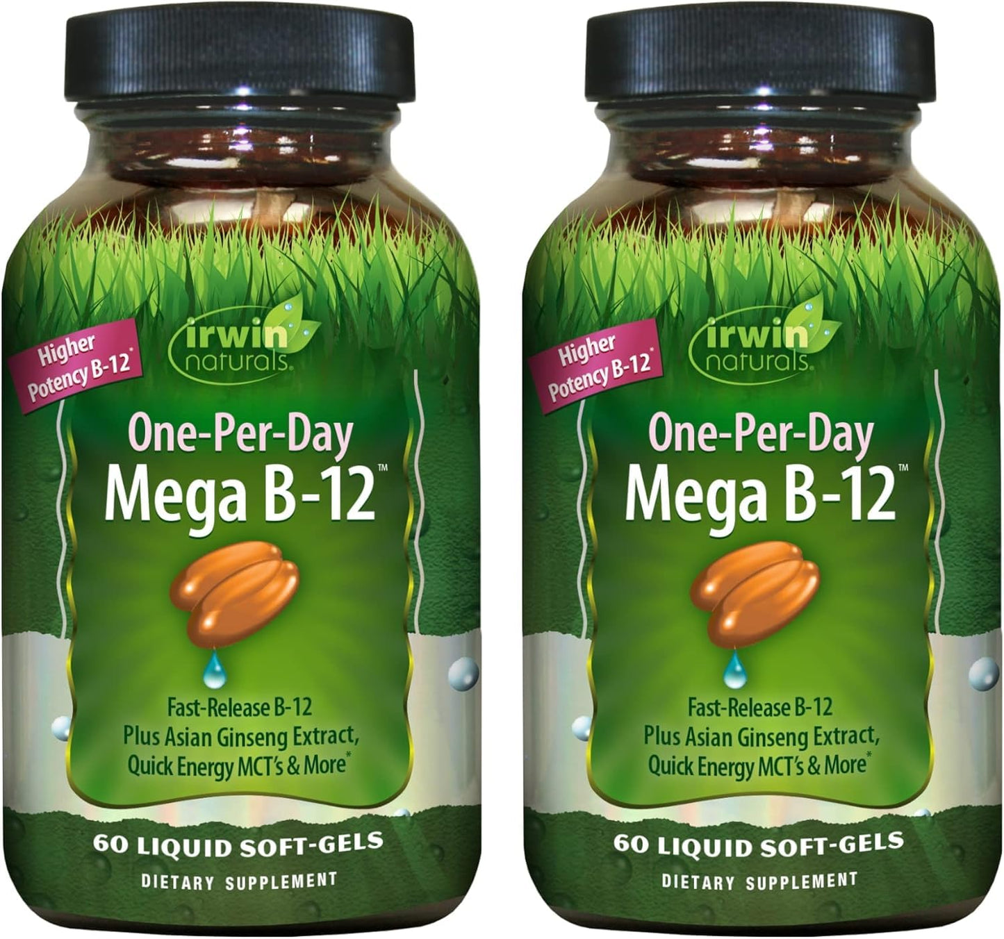 Irwin Naturals One-Per-Day Mega B-12 1500 mcg | Methylcobalamin Vitamin | Fast Absorption