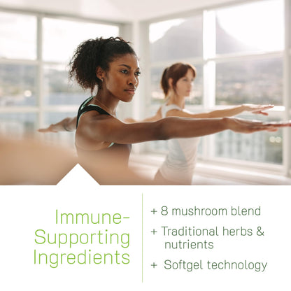 Irwin Naturals Pure Defense Mushroom-8 Immune Support - 60 Liquid Soft-Gels