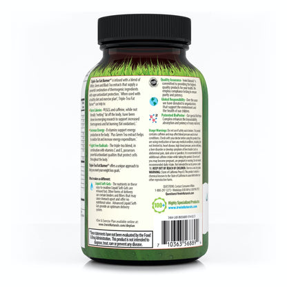 Irwin Naturals Triple Tea Fat Burner - 75 Liquid Softgels