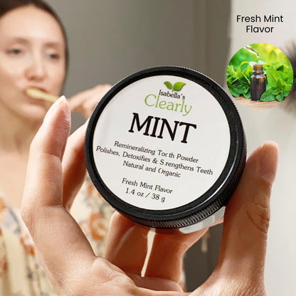 Isabella’s Mint Remineralizing Tooth Powder - Fluoride Free Whitening