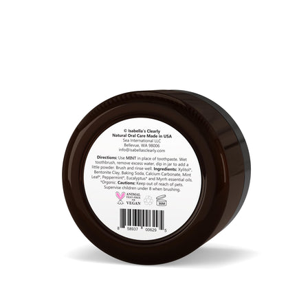 Isabella’s Mint Remineralizing Tooth Powder - Fluoride Free Whitening