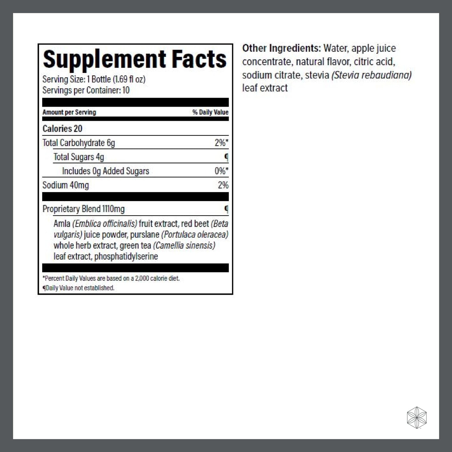 Isagenix Nootropic Elixir – Brain Health & Focus Supplement | Green Tea Extract | 1.69 oz Bottles (10 Count)