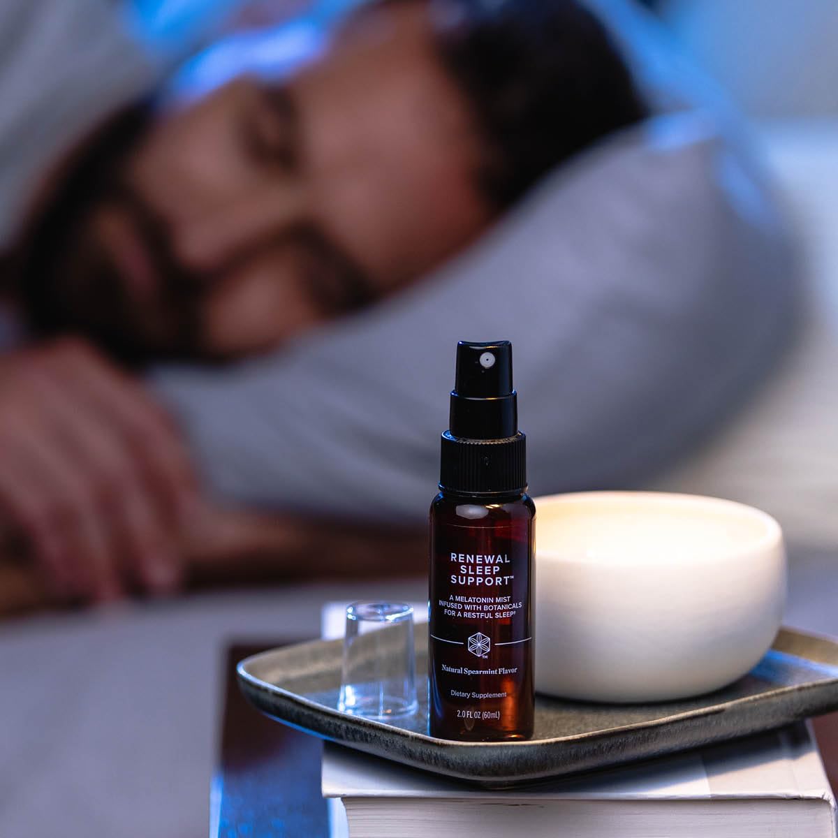 Isagenix Renewal Sleep Support™ — Fast-Acting Melatonin Sleep Spray | Spearmint