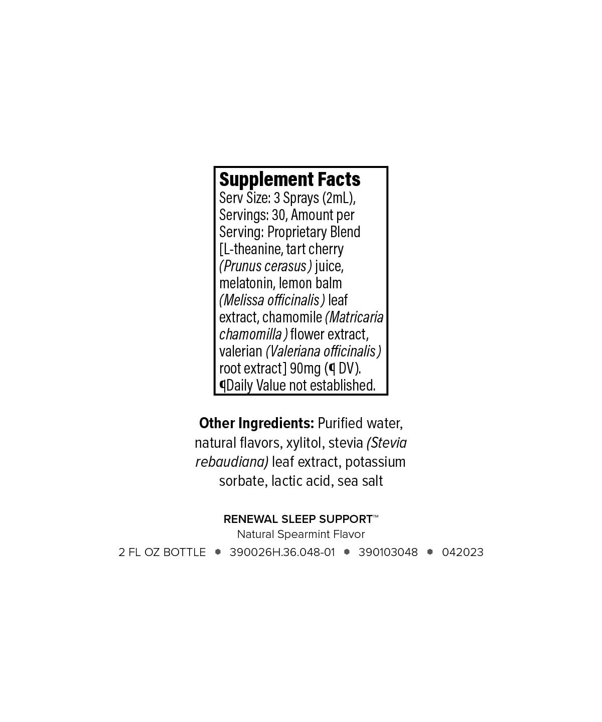 Isagenix Renewal Sleep Support™ — Fast-Acting Melatonin Sleep Spray | Spearmint