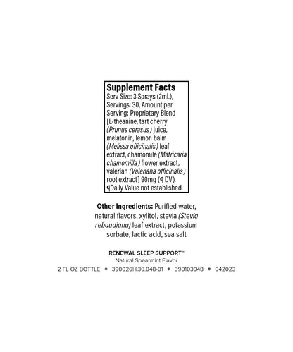 Isagenix Renewal Sleep Support™ — Fast-Acting Melatonin Sleep Spray | Spearmint