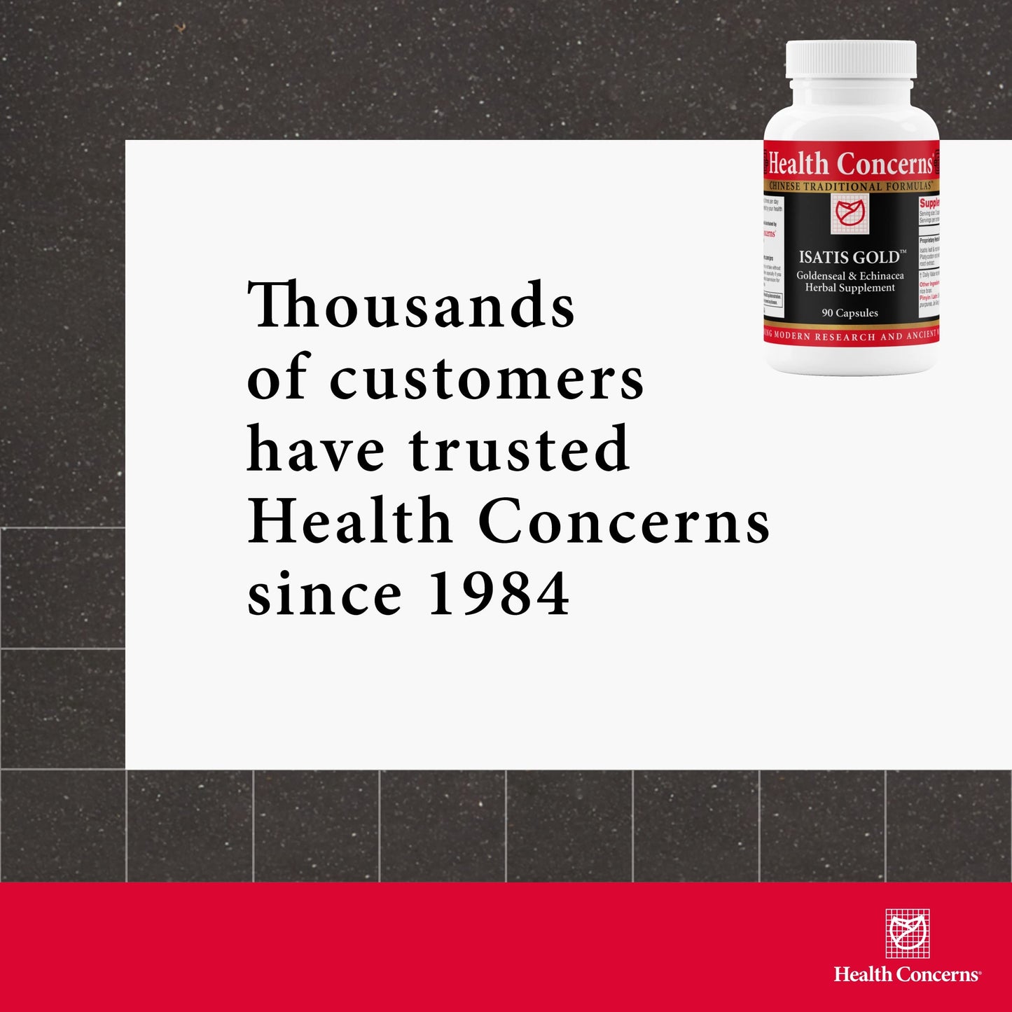 Health Concerns Isatis Gold – Immune Support & Respiratory Tract Supplement (90 Capsules)