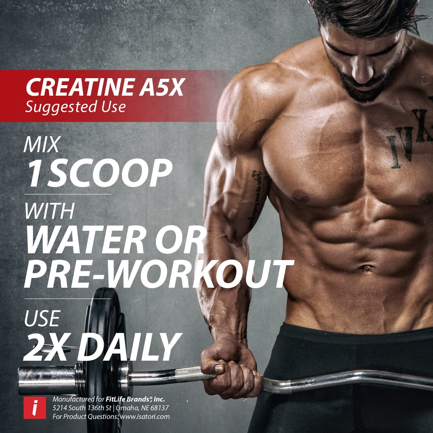 iSatori Creatine A5X – 5-Phase Creatine for Muscle Growth & Recovery