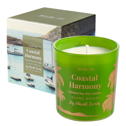 ROMIIE ZOI Island Breeze Candle - Coastal Harmony (6oz Soy Wax)