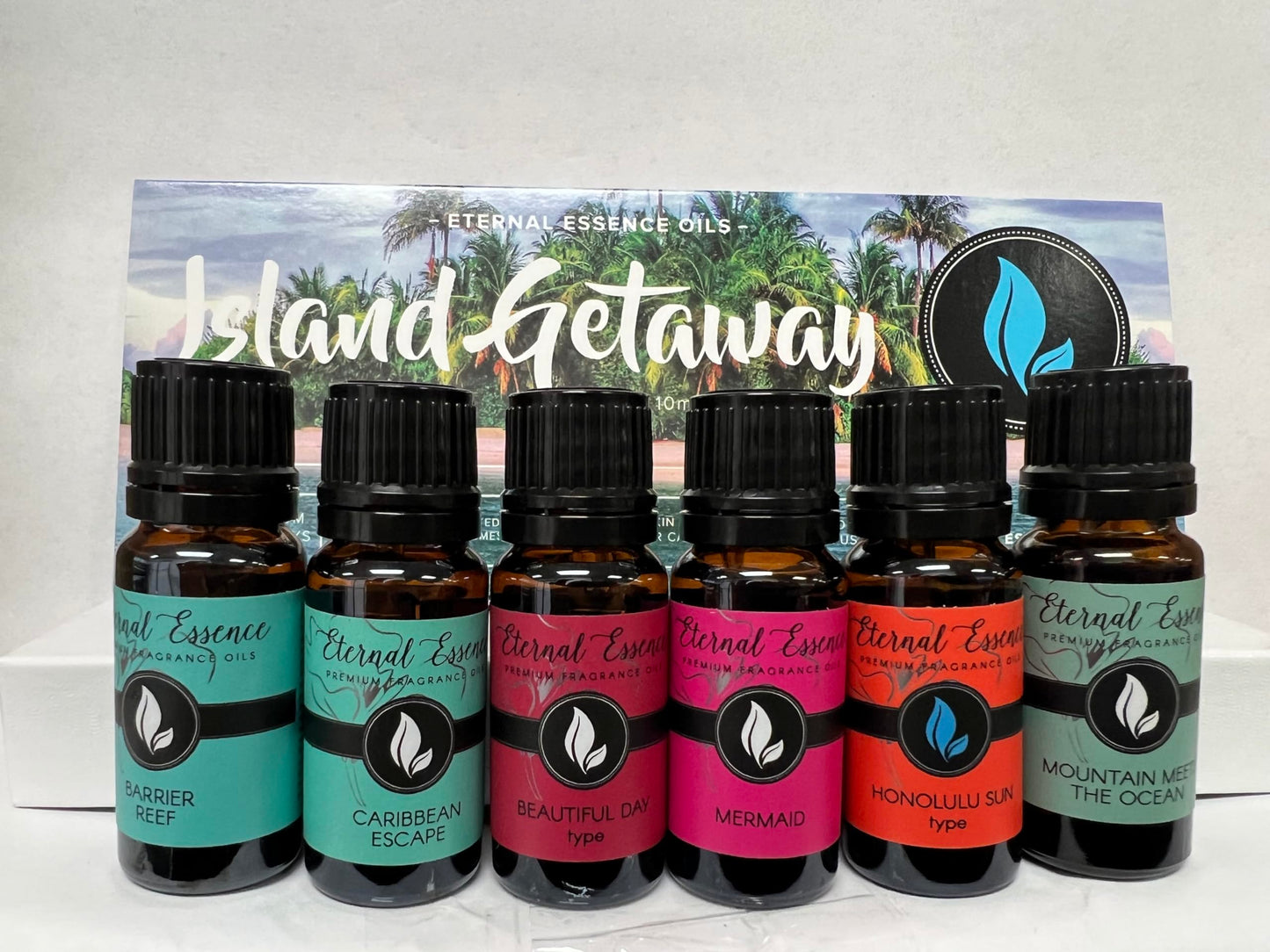 Eternal Essence Oils Island Getaway Set – 6 Premium Fragrance Oils (10ml each)