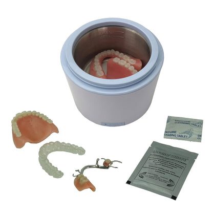 iSonic DS180 Portable Denture/Aligner/Retainer Cleaner - DC12V & AC100-240V Worldwide