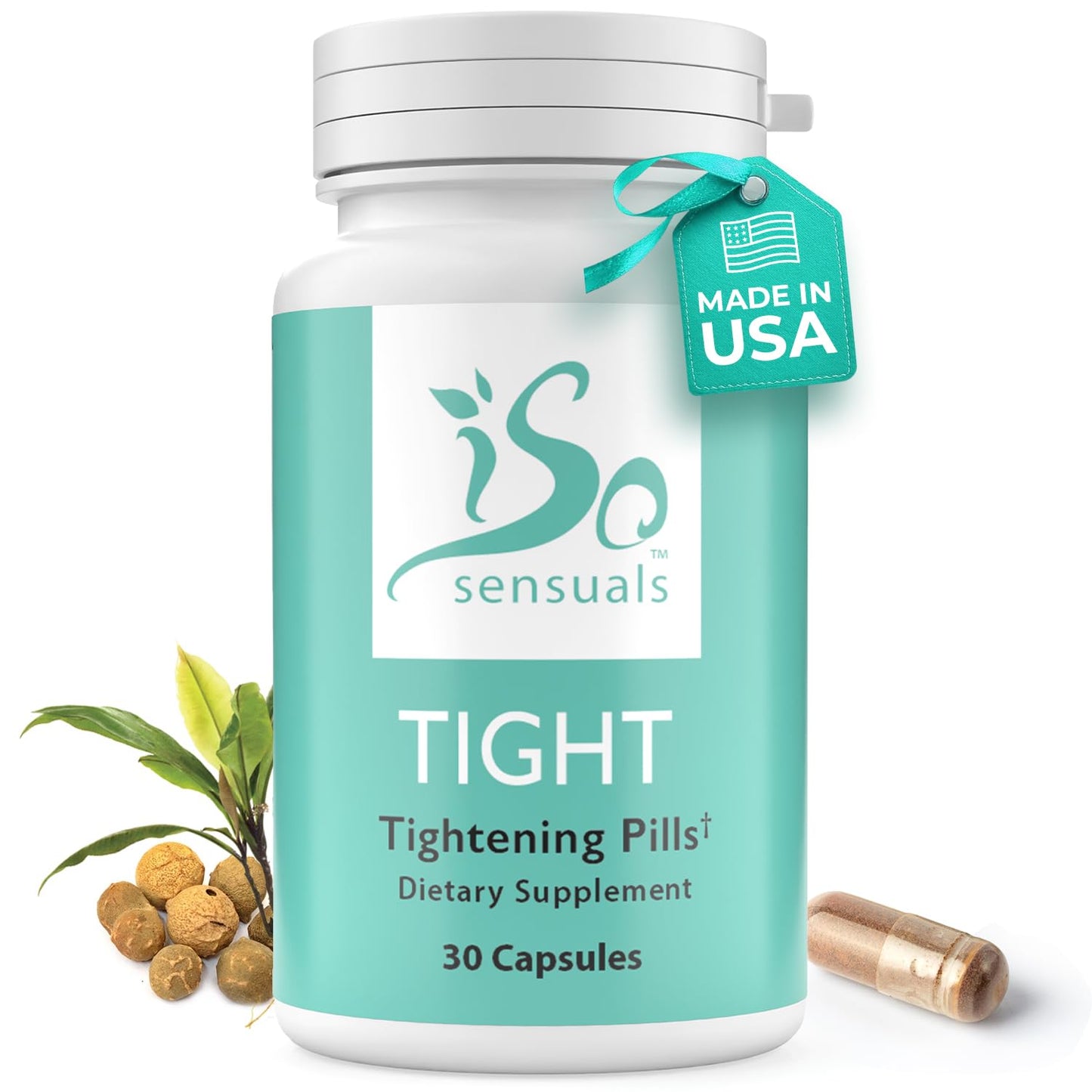 IsoSensuals TIGHT Vaginal Tightening Pills – Natural Elasticity Support (1 Bottle)