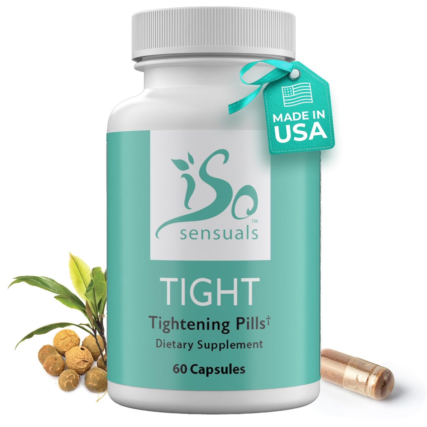IsoSensuals TIGHT Vaginal Tightening Pills – Natural Elasticity Support (1 Bottle)