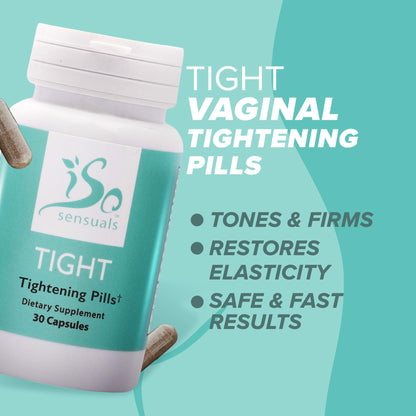 IsoSensuals TIGHT Vaginal Tightening Pills – Natural Elasticity Support (1 Bottle)