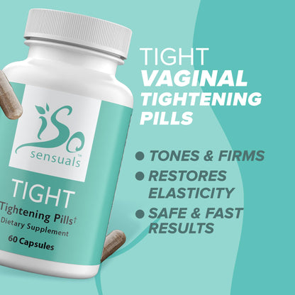 IsoSensuals TIGHT Vaginal Tightening Pills – Natural Elasticity Support (1 Bottle)