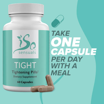 IsoSensuals TIGHT Vaginal Tightening Pills – Natural Elasticity Support (1 Bottle)