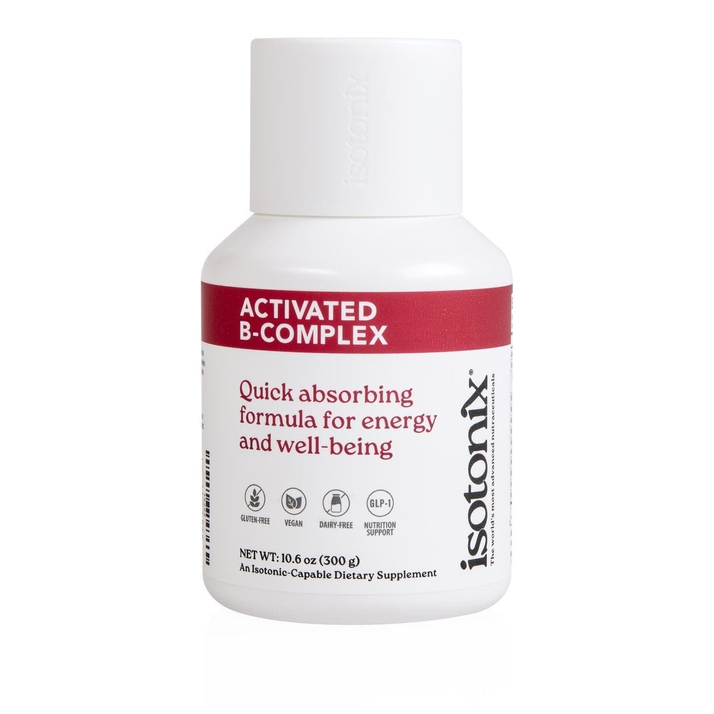 Isotonix Activated B Complex – Vegan B Vitamin Supplement for Energy, Stress Relief & Nervous System Health – Isotonic Drinkable Formula – 90 Servings