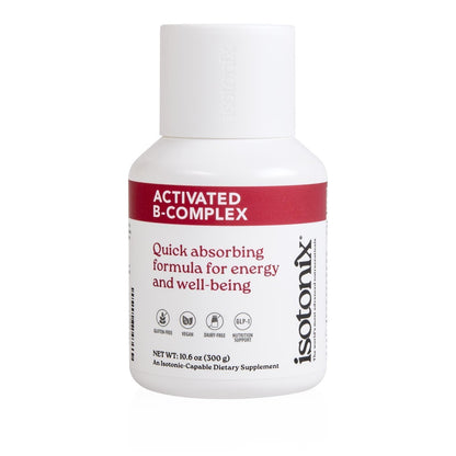 Isotonix Activated B Complex – Vegan B Vitamin Supplement for Energy, Stress Relief & Nervous System Health – Isotonic Drinkable Formula – 90 Servings