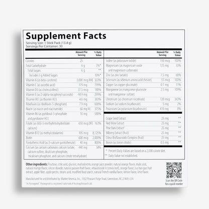 Isotonix Daily Essentials 4-in-1 Multivitamin Packets | Isotonic Delivery, Gluten Free, 30 Pack