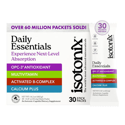 Isotonix Daily Essentials 4-in-1 Multivitamin Packets | Isotonic Delivery, Gluten Free, 30 Pack