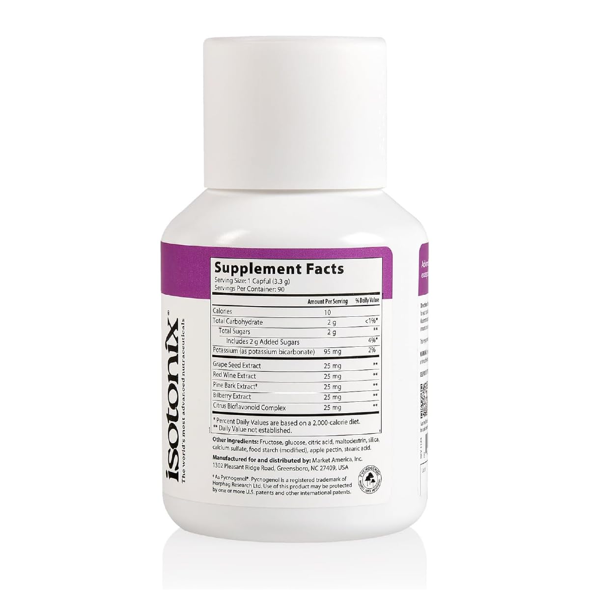 Isotonix OPC-3 Antioxidant Supplement for Heart & Circulation | 90 Servings | Vegan & Gluten-Free