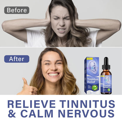 ITECFREELY Tinnitus Relief Drops – Natural Ear Ringing Relief for Men & Women (2 Fl Oz)