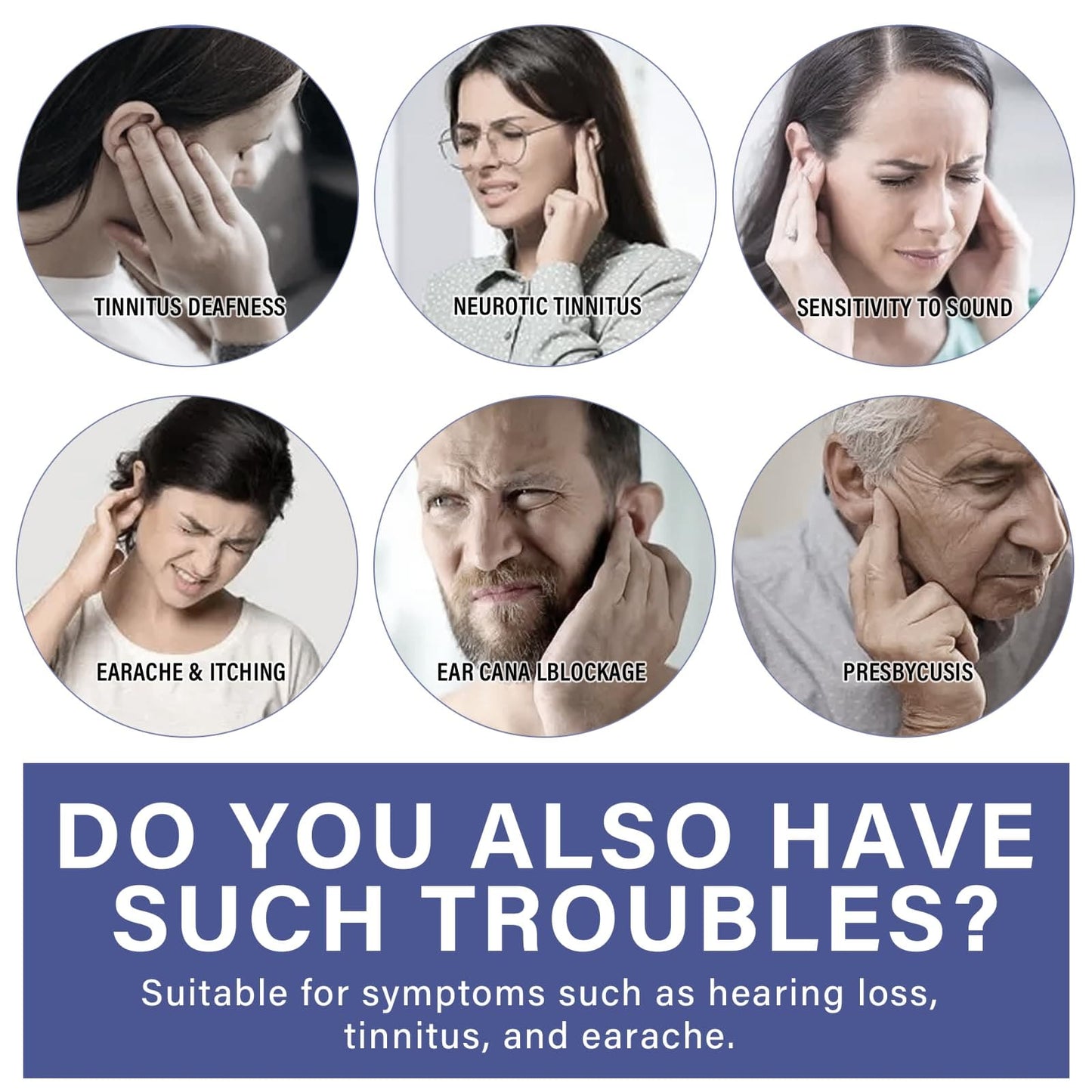 ITECFREELY Tinnitus Relief Drops – Natural Ear Ringing Relief for Men & Women (2 Fl Oz)