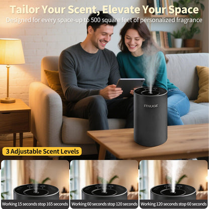 ITHUGE Waterless Diffuser E200S – Portable Battery-Operated Aromatherapy