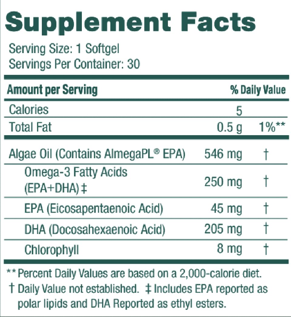 Iwi Omega-3 Mini Softgels – Plant-Based Algae EPA + DHA (30 Servings) | Whole-Body Support