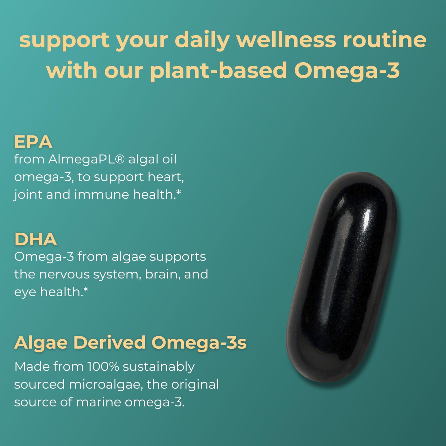 Iwi Omega-3 Vegan Algae Omega-3 - 30 Softgels | EPA + DHA
