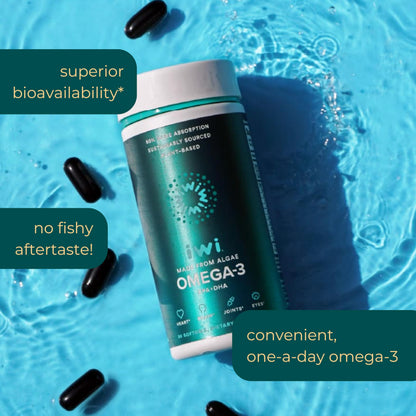 Iwi Omega-3 Vegan Algae Omega-3 - 30 Softgels | EPA + DHA