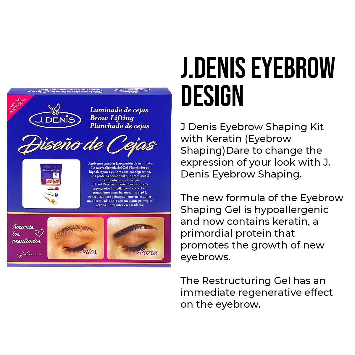 J. Denis Eyebrow Design Kit – Precision Brow Grooming & Shaping