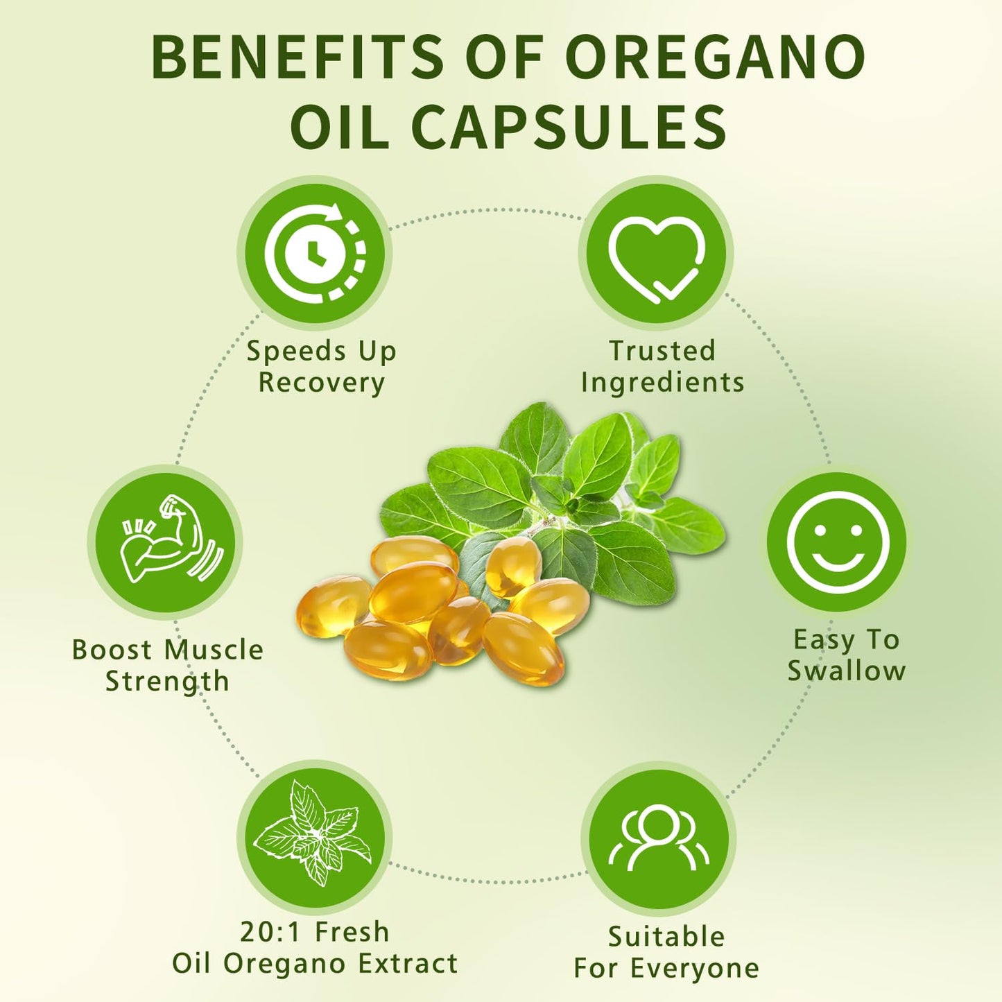 J-PRQ Oil of Oregano Softgels – 300 Count, Organic Oregano Oil + Black Seed Oil (Non-GMO)