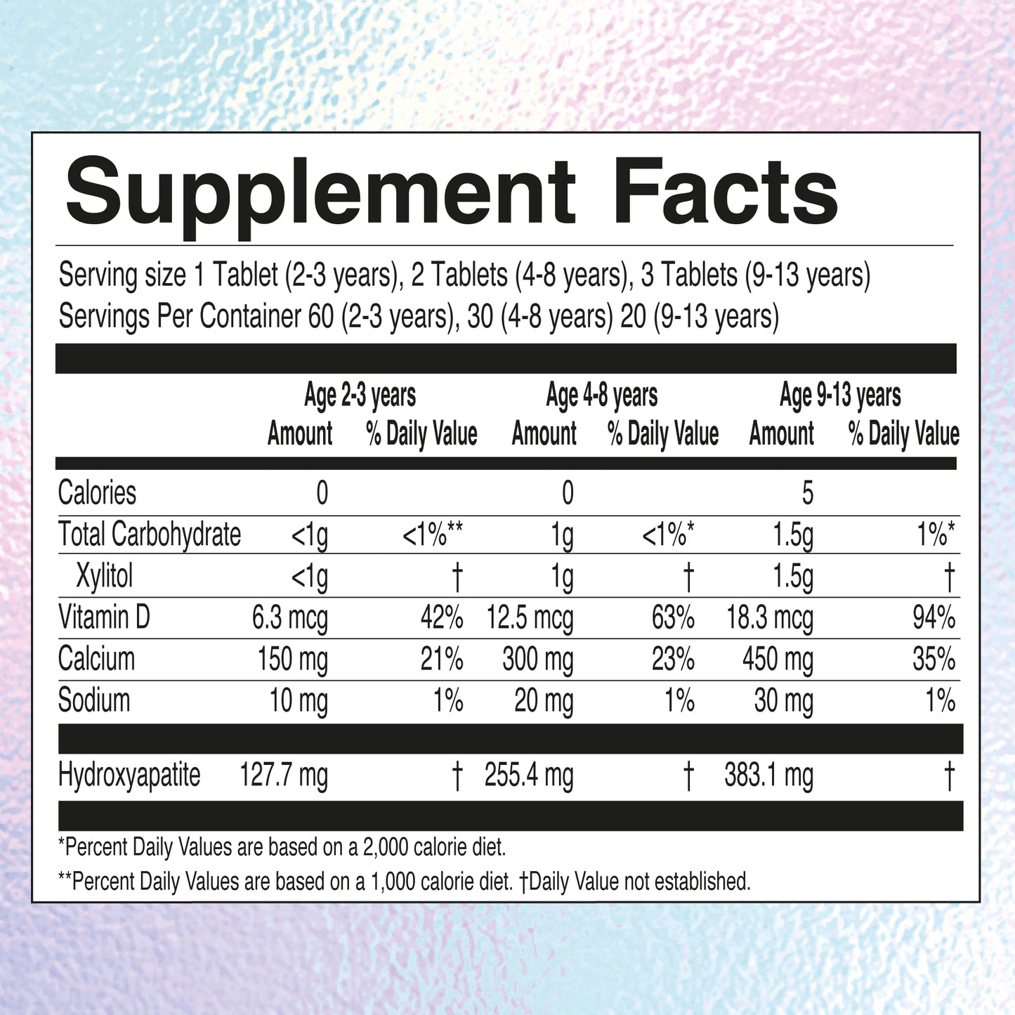 Jack N' Jill Tooth Sparkles - Calcium Chews for Teeth & Bone Development (Strawberry, 60 Tabs)