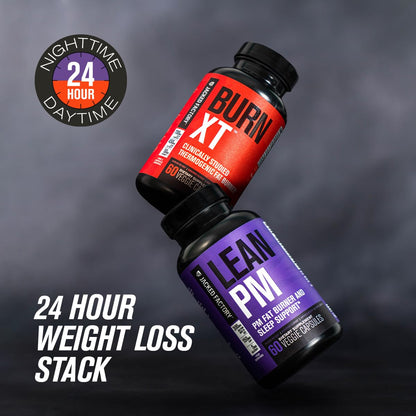 Jacked Factory Burn-XT + Lean-PM Kit — 24-Hour Fat Burning Stack