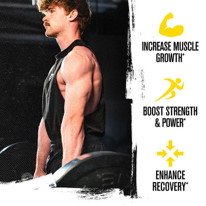 Jacked Factory Creatine Gummies – 5g Daily Dose, 150 Lemon Gummies