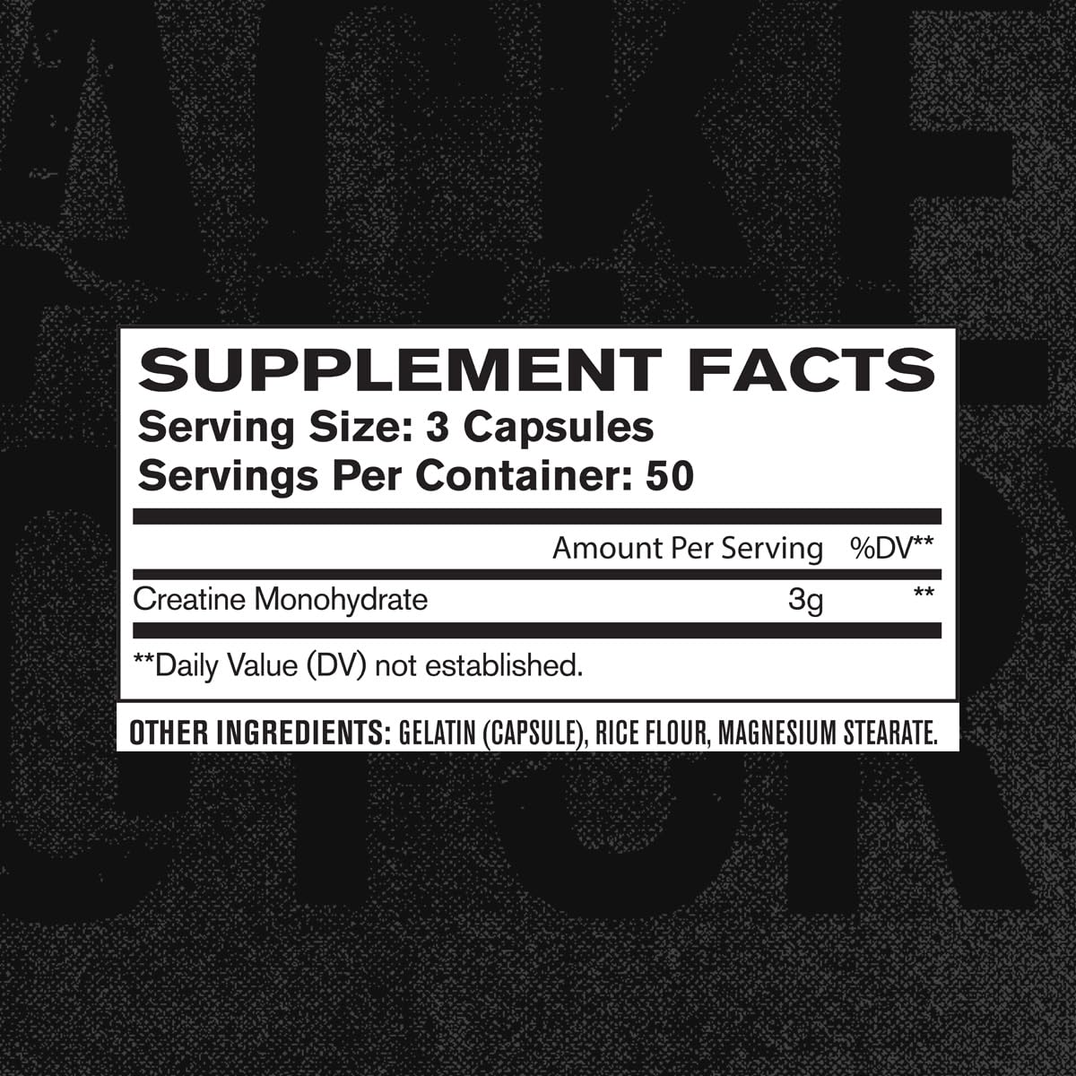 Jacked Factory Creatine Monohydrate Capsules – 150 Count | Muscle Growth & Strength