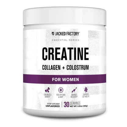 Jacked Factory Creatine for Women – Creatine Monohydrate + Collagen
