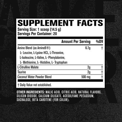Jacked Factory EAA Surge – Essential Amino Acids Powder (EAAs & BCAAs) – Pineapple