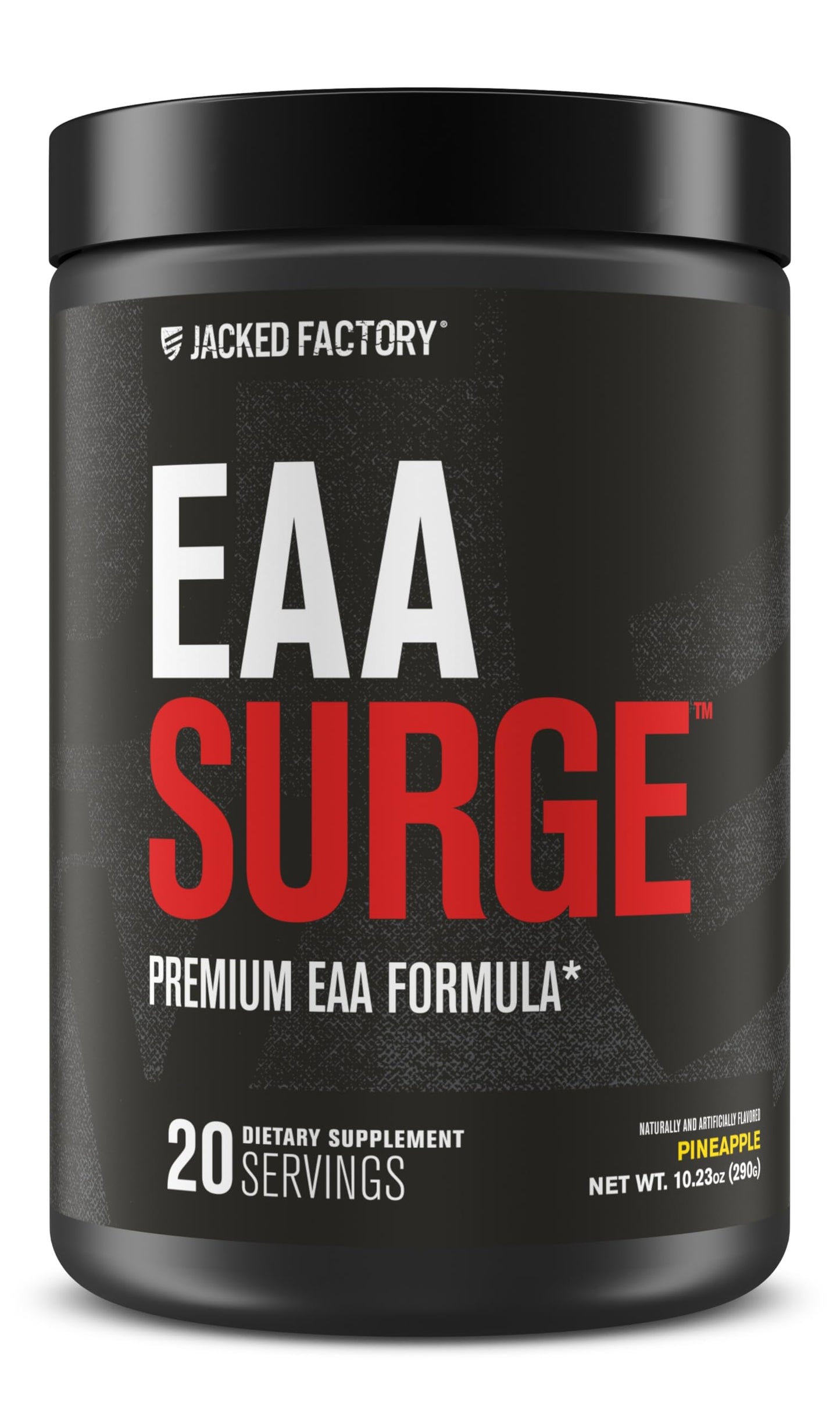 Jacked Factory EAA Surge – Essential Amino Acids Powder (EAAs & BCAAs) – Pineapple