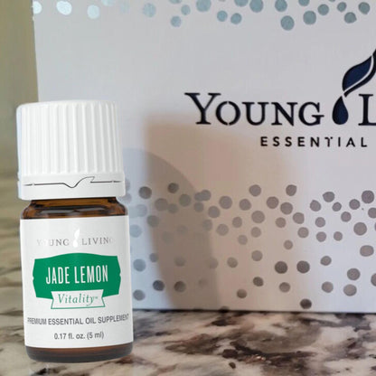 Young Living Jade Lemon Vitality 5 ml | Fresh Culinary Essential Oil with Natural Cleansing Properties