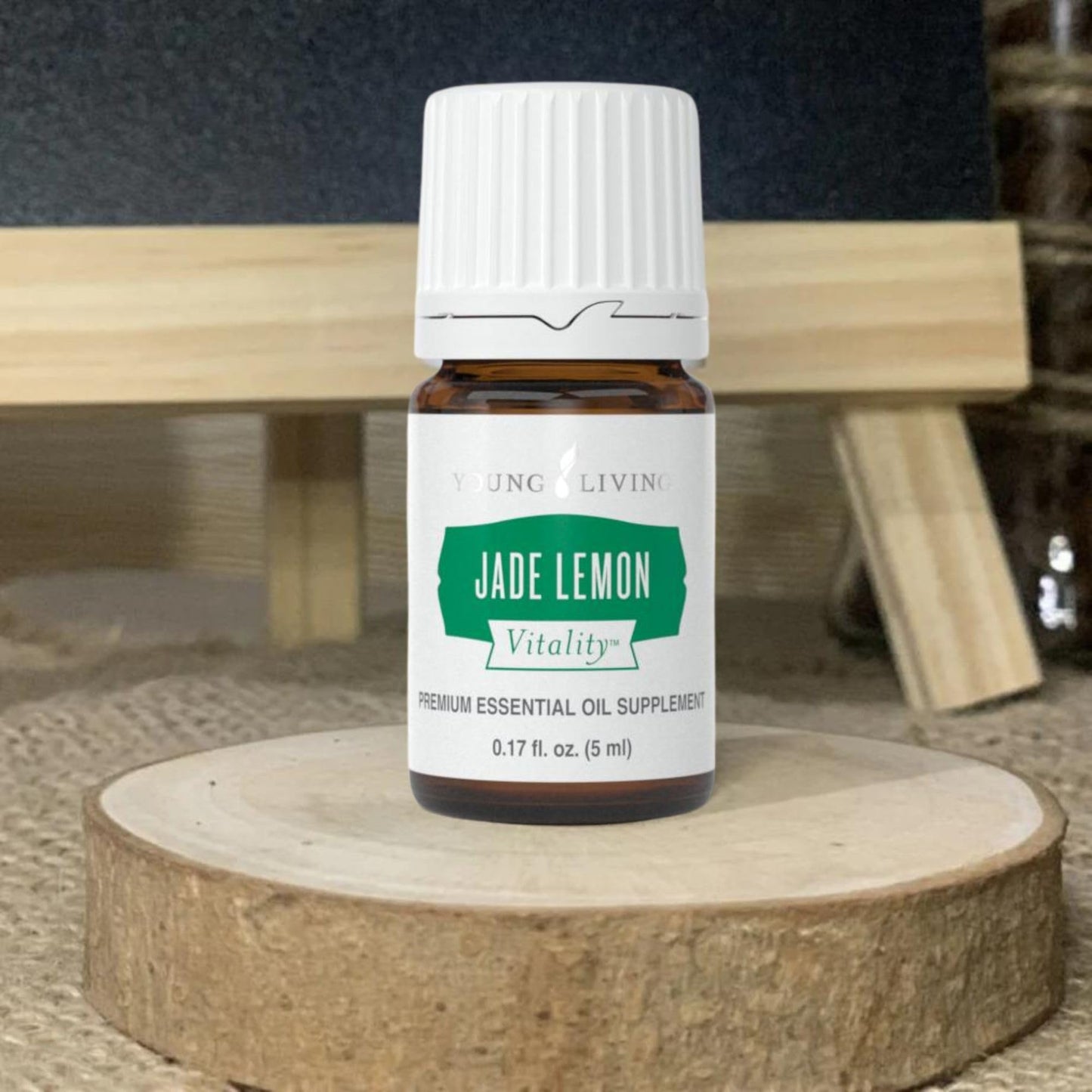 Young Living Jade Lemon Vitality 5 ml | Fresh Culinary Essential Oil with Natural Cleansing Properties