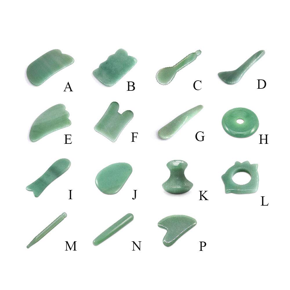 TOP SEWING Jade Roller & Gua Sha Set – Facial Massage Tool with Natural Jade Stone for Anti-Aging, Face Spa & Trigger Point Therapy
