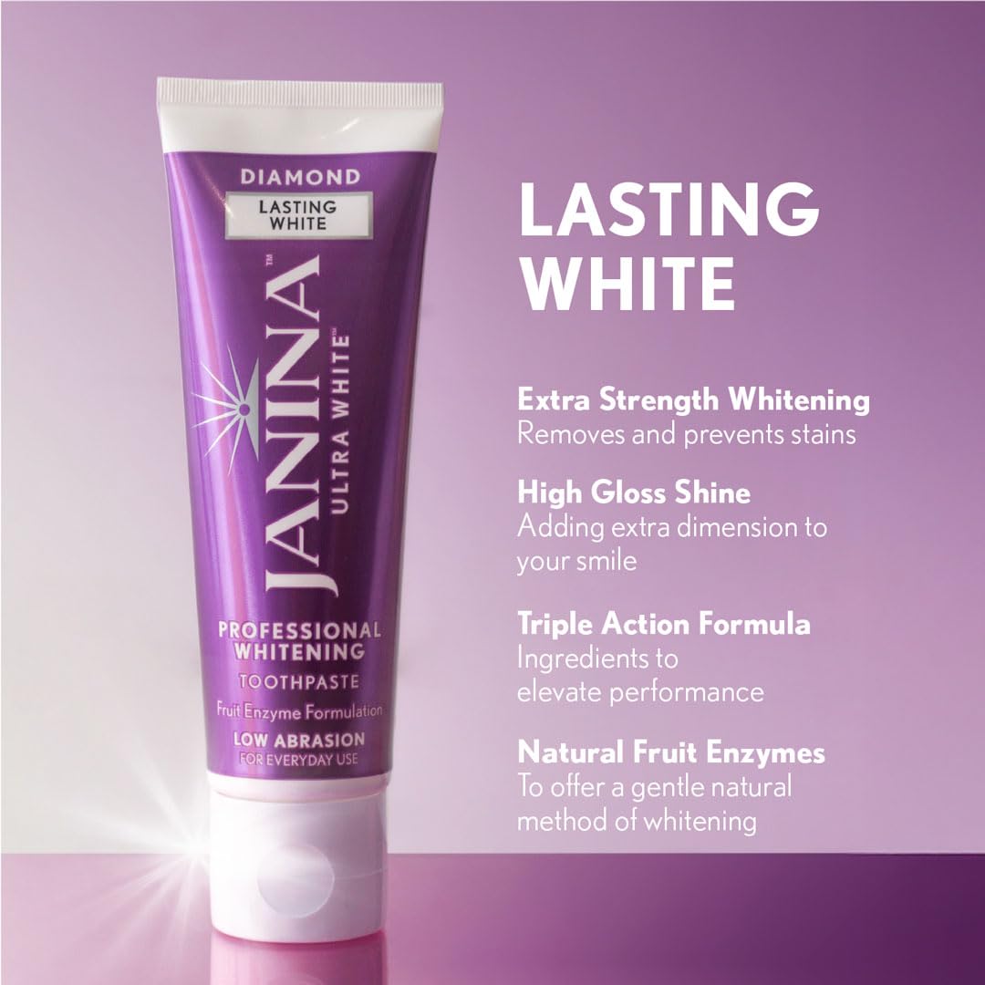Janina Ultra White Whitening Toothpaste 75ml … (Extra Strength) | Whitening Toothpaste