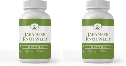 Pure Original Japanese Knotweed Capsules – 100 Count, Pack of 2 | Lab Verified, No Additives