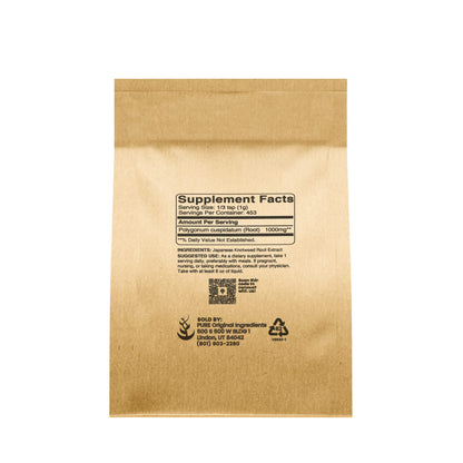Pure Original Ingredients Japanese Knotweed Powder (1lb) - Hu Zhang Fen - Gluten-Free Traditional Supplement